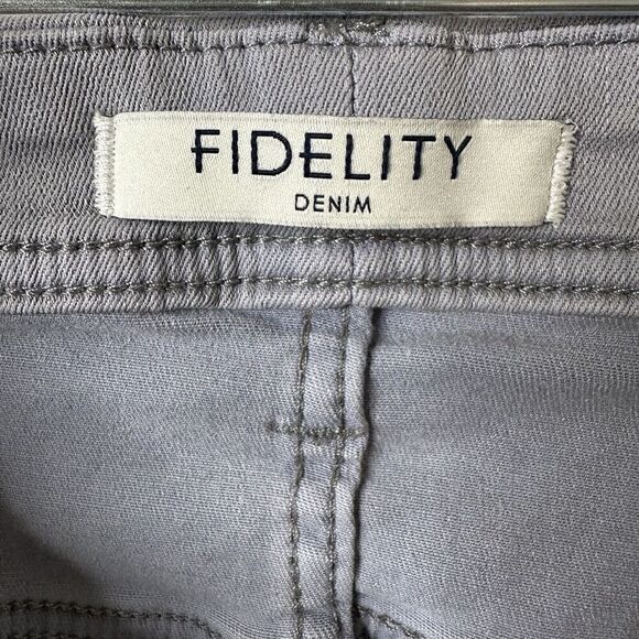 NWT Fidelity Denim Jeans Jimmy Slim Straight Leg Stretch Men Pewter Gray Size 40 - Picture 5 of 8